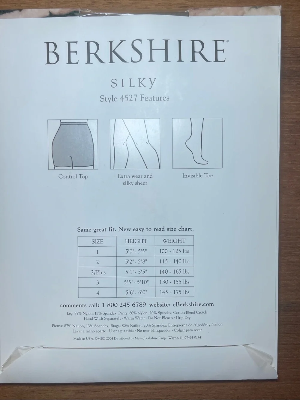 Berkshire Silky Extra Wear Sheer Control Top Pantyhose in Stone Size 2 Plus